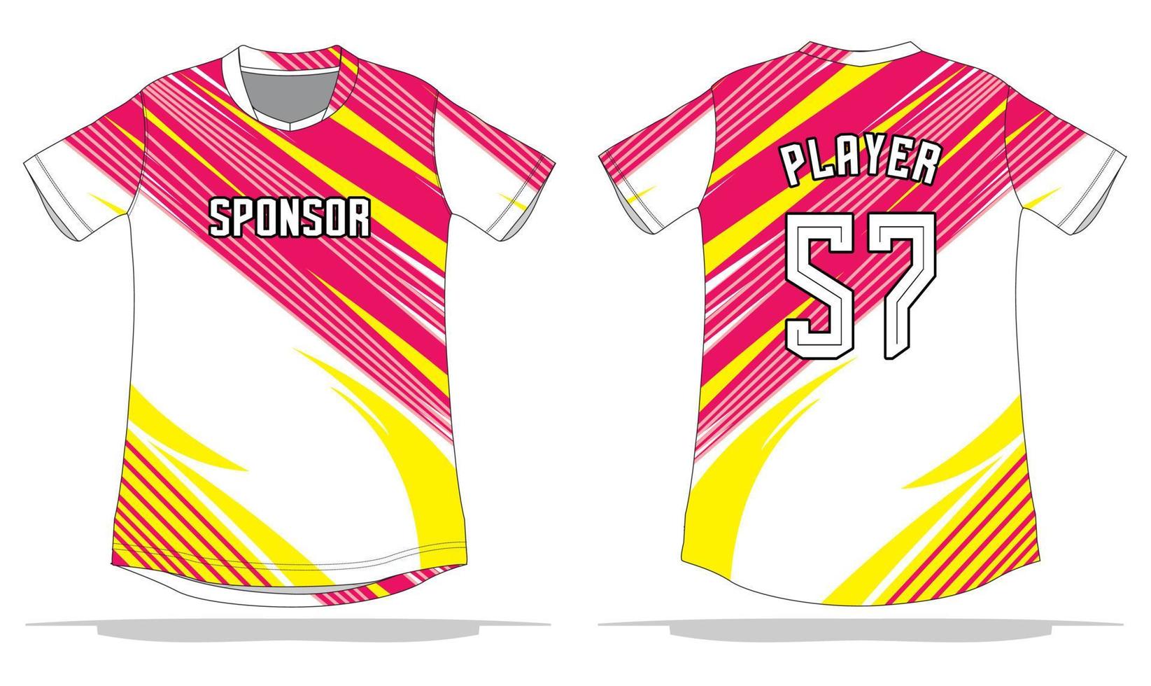 sport uniform pattern background design vector