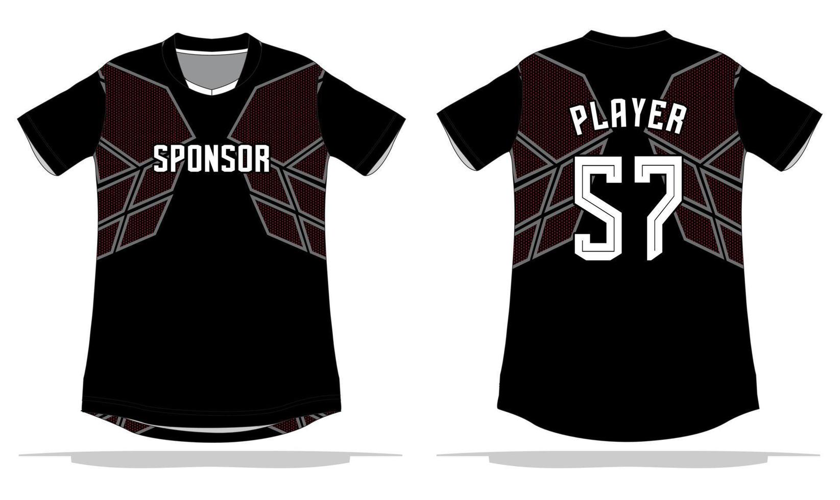 sport uniform pattern background design vector