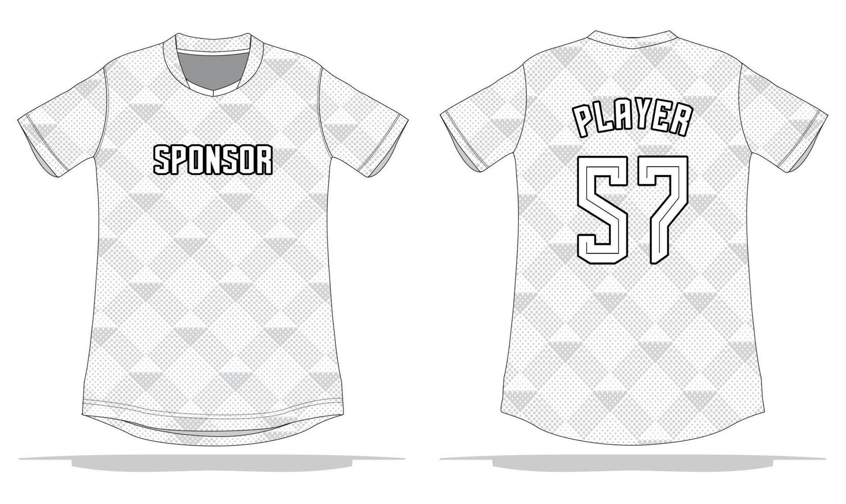 diseño de fondo de patrón uniforme deportivo vector