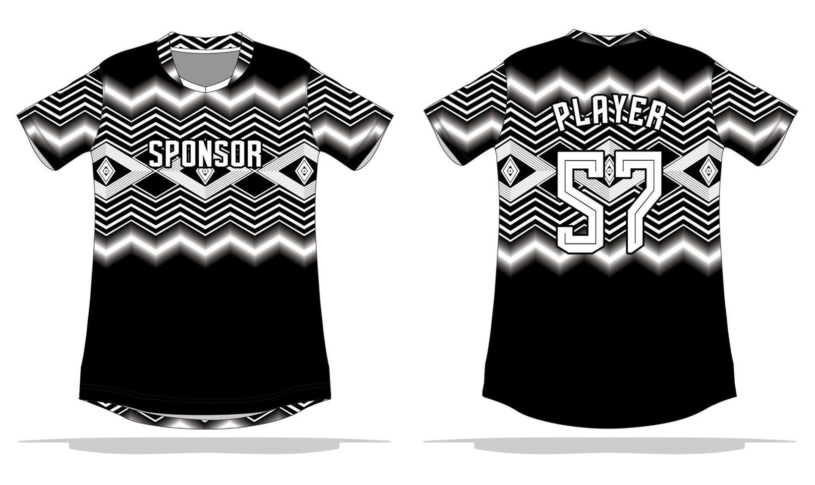 sport uniform pattern background design vector