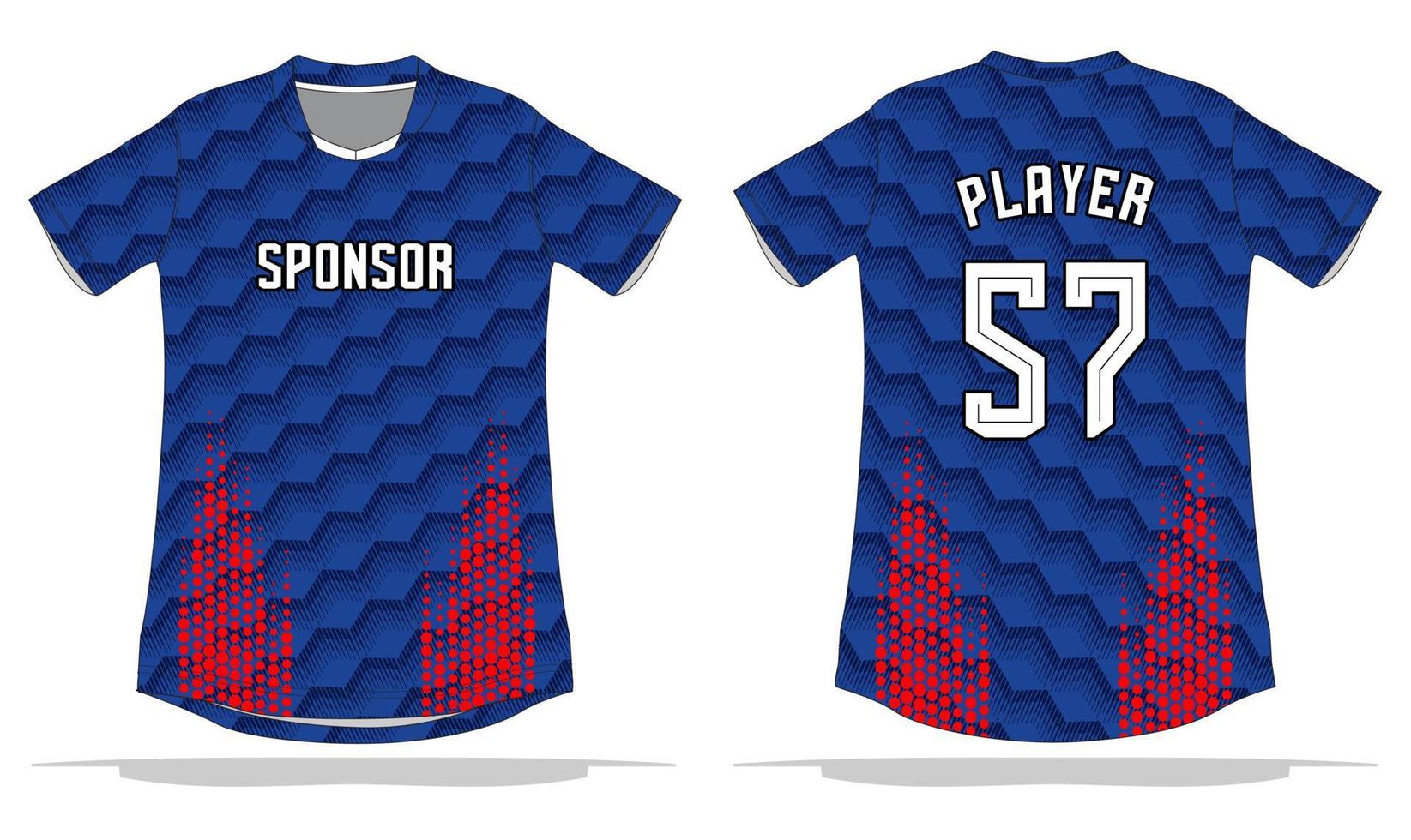 sport uniform pattern background design vector