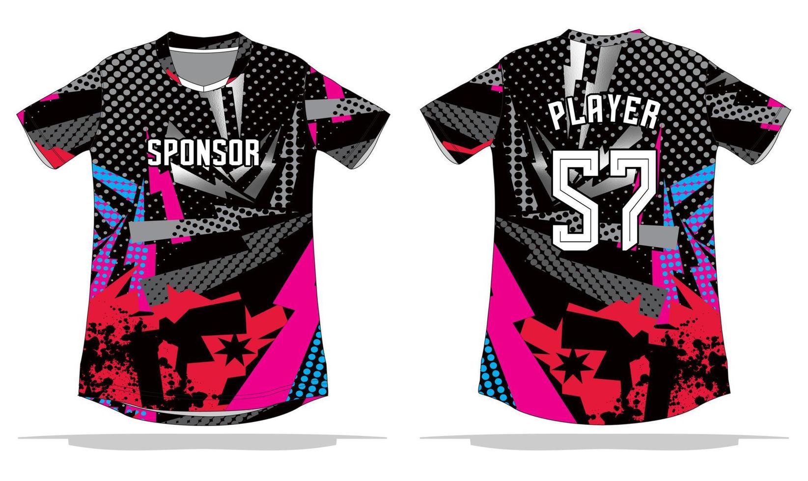 sport uniform pattern background design vector