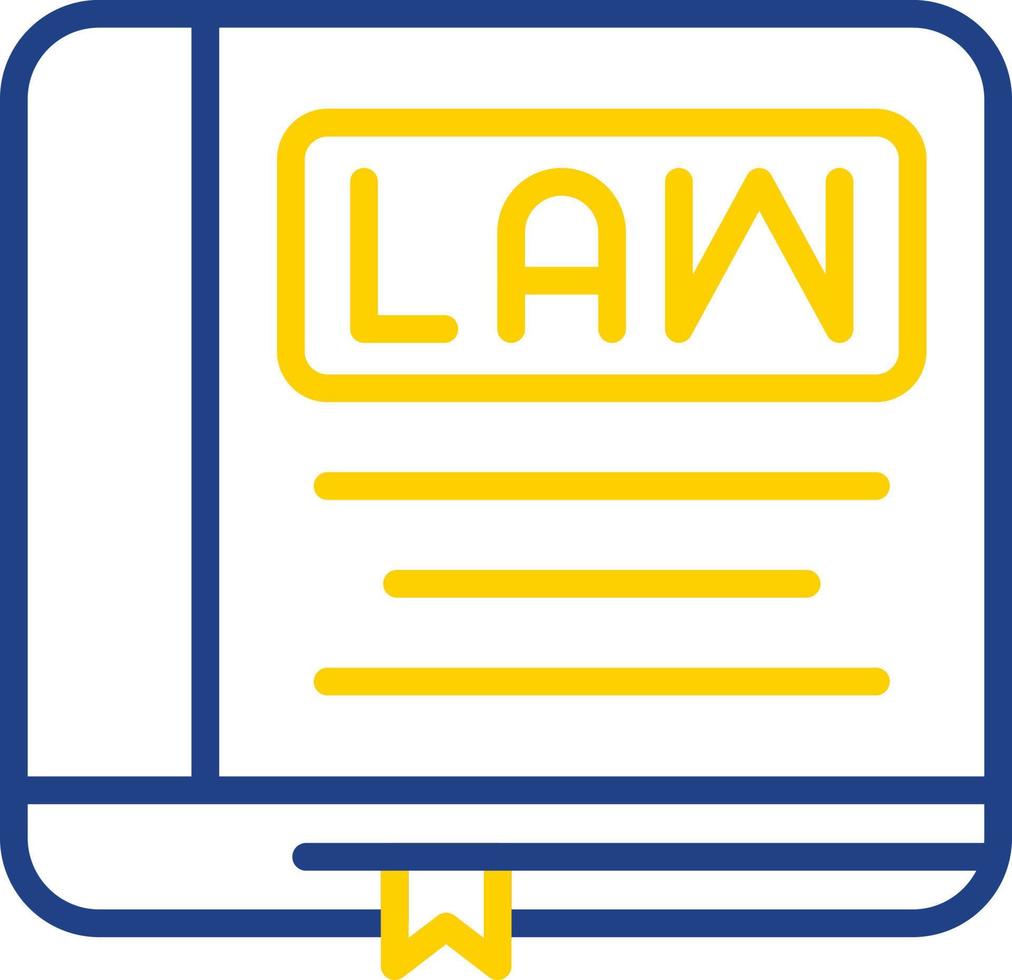 Law Book Vector Icon Design