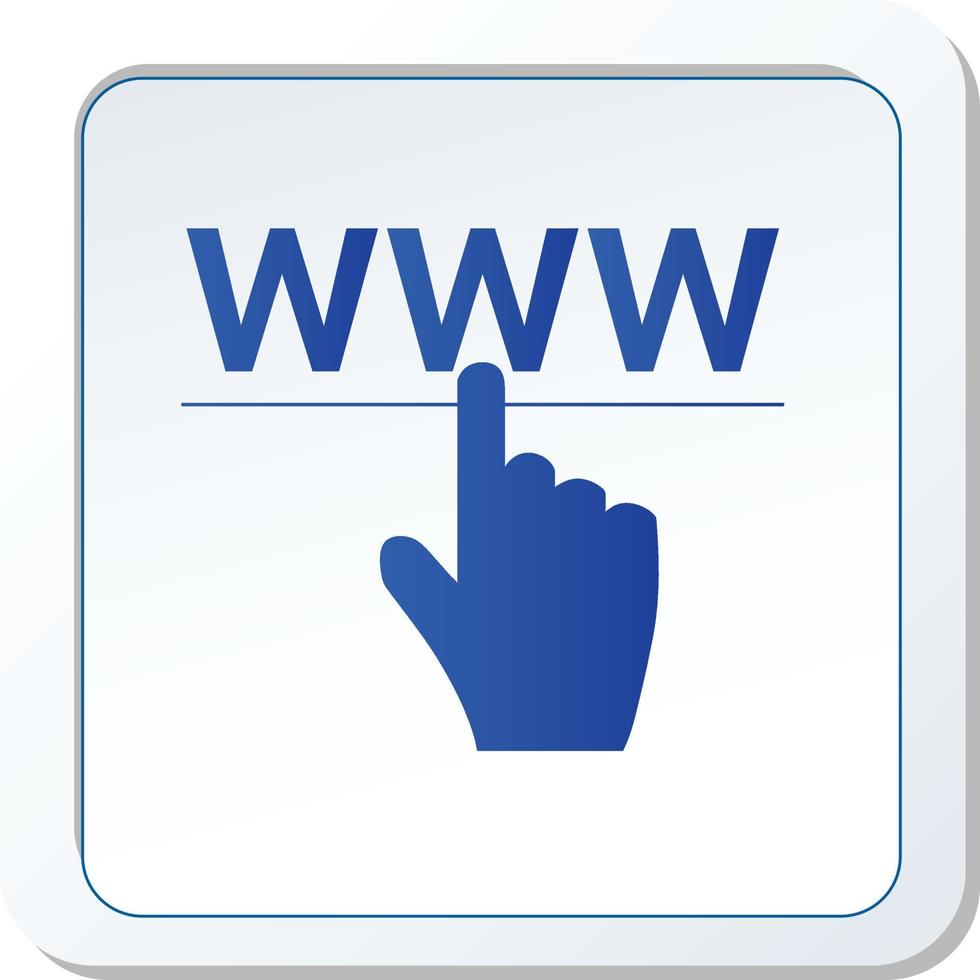 World Wide Web Icon Vector Graphic Illustration