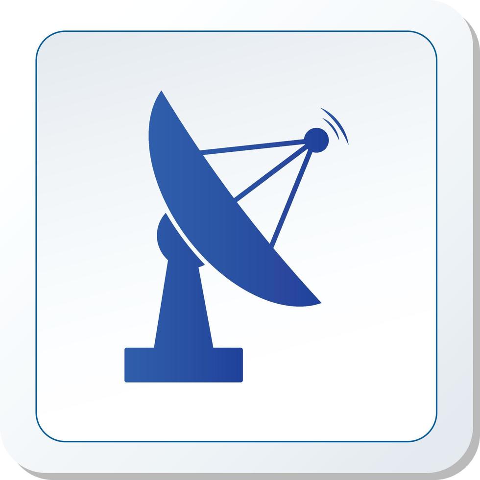 Dish Network Icon Vector Graphic Illustration