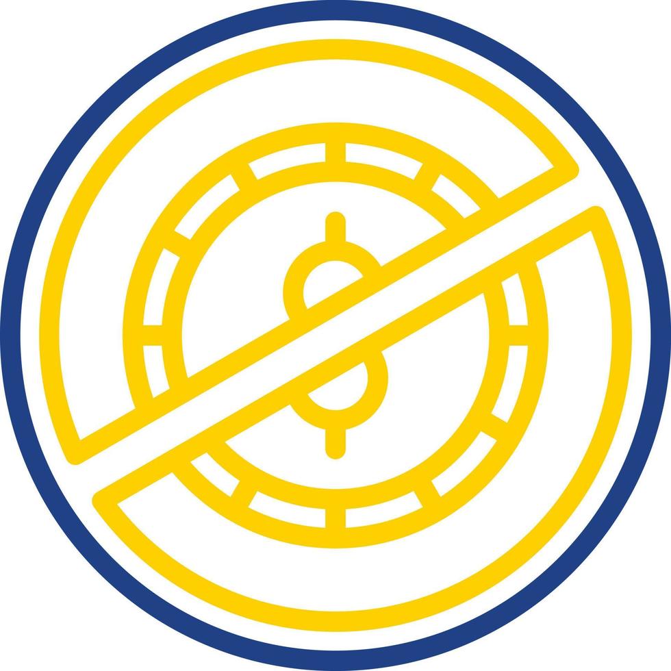 No Money Vector Icon Design