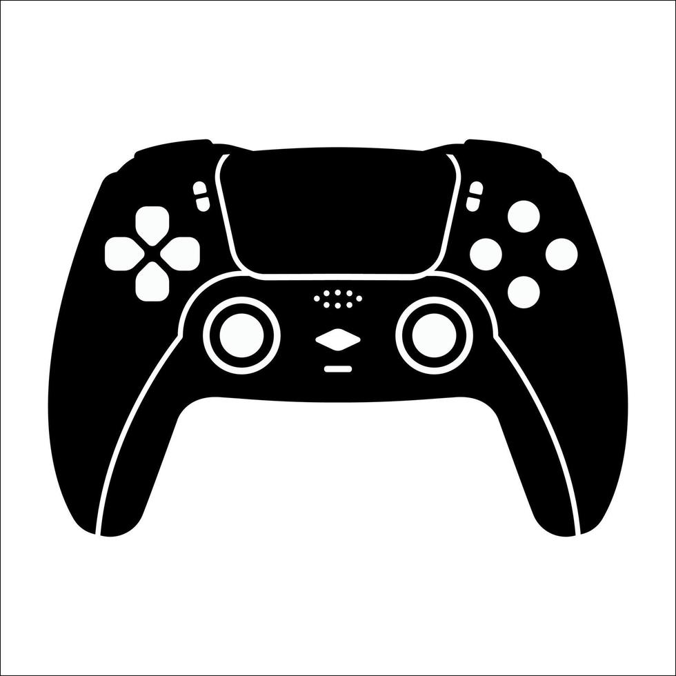 gaming controller or gamepad flat icon for gaming apps and websites free vector file download