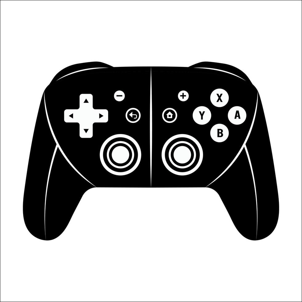 gaming controller or gamepad flat icon for gaming apps and websites free vector file download