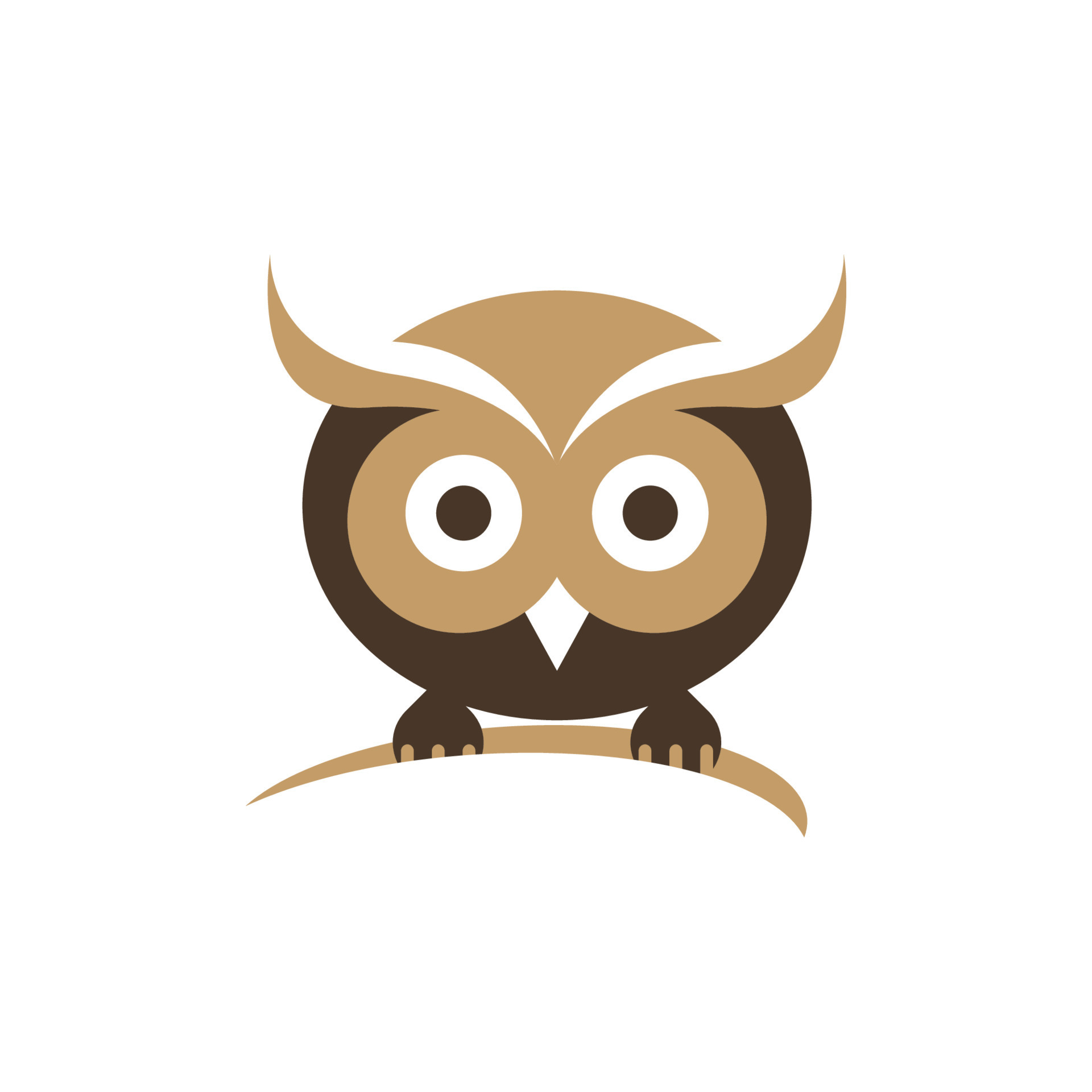 Owl logo icon design animal and simple business 16589976 Vector Art at