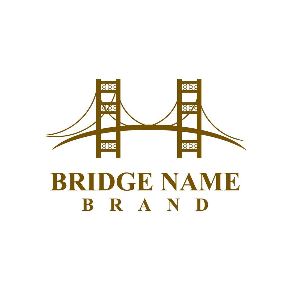 Bridge logo icon design and business symbol vector