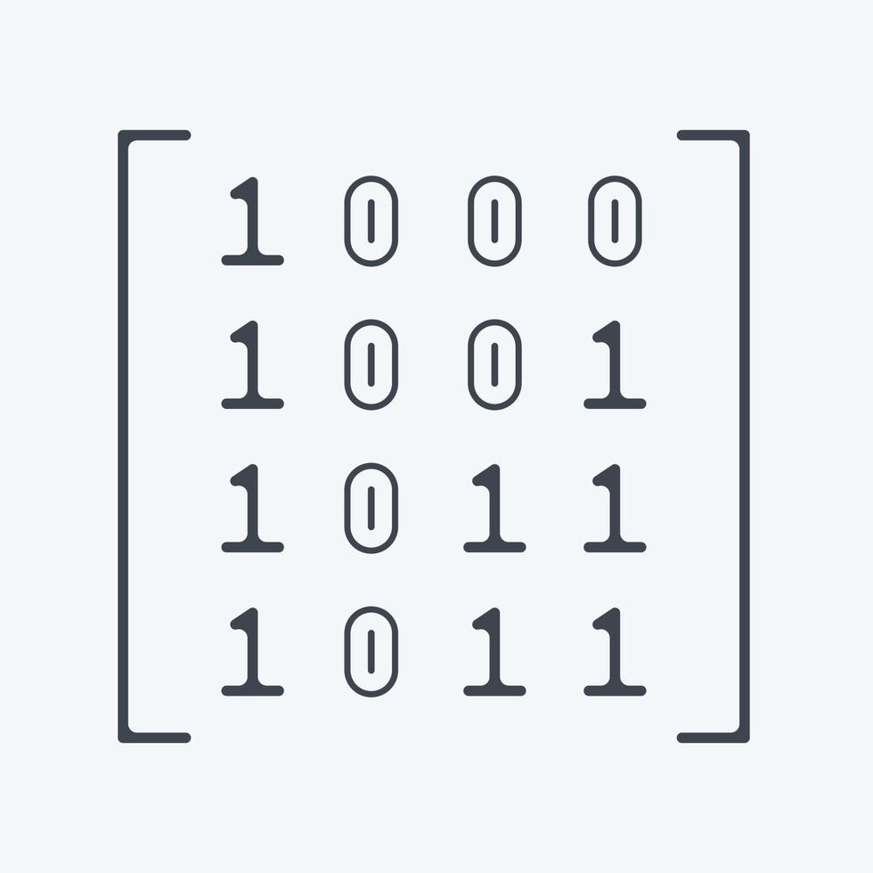 Icon Data Patterns. related to Machine Learning symbol. glyph style. simple design editable. simple illustration. simple vector icons