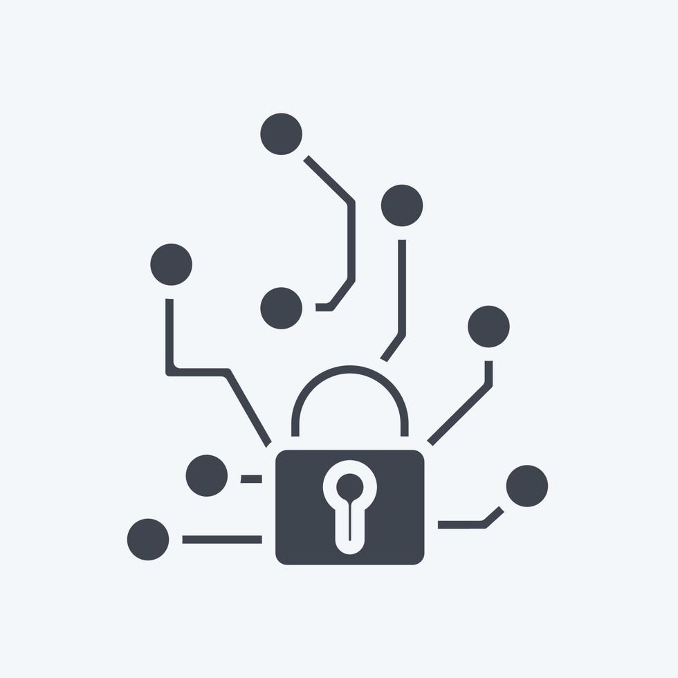 Icon Adversarial Attacks. related to Machine Learning symbol. glyph style. simple design editable. simple illustration. simple vector icons