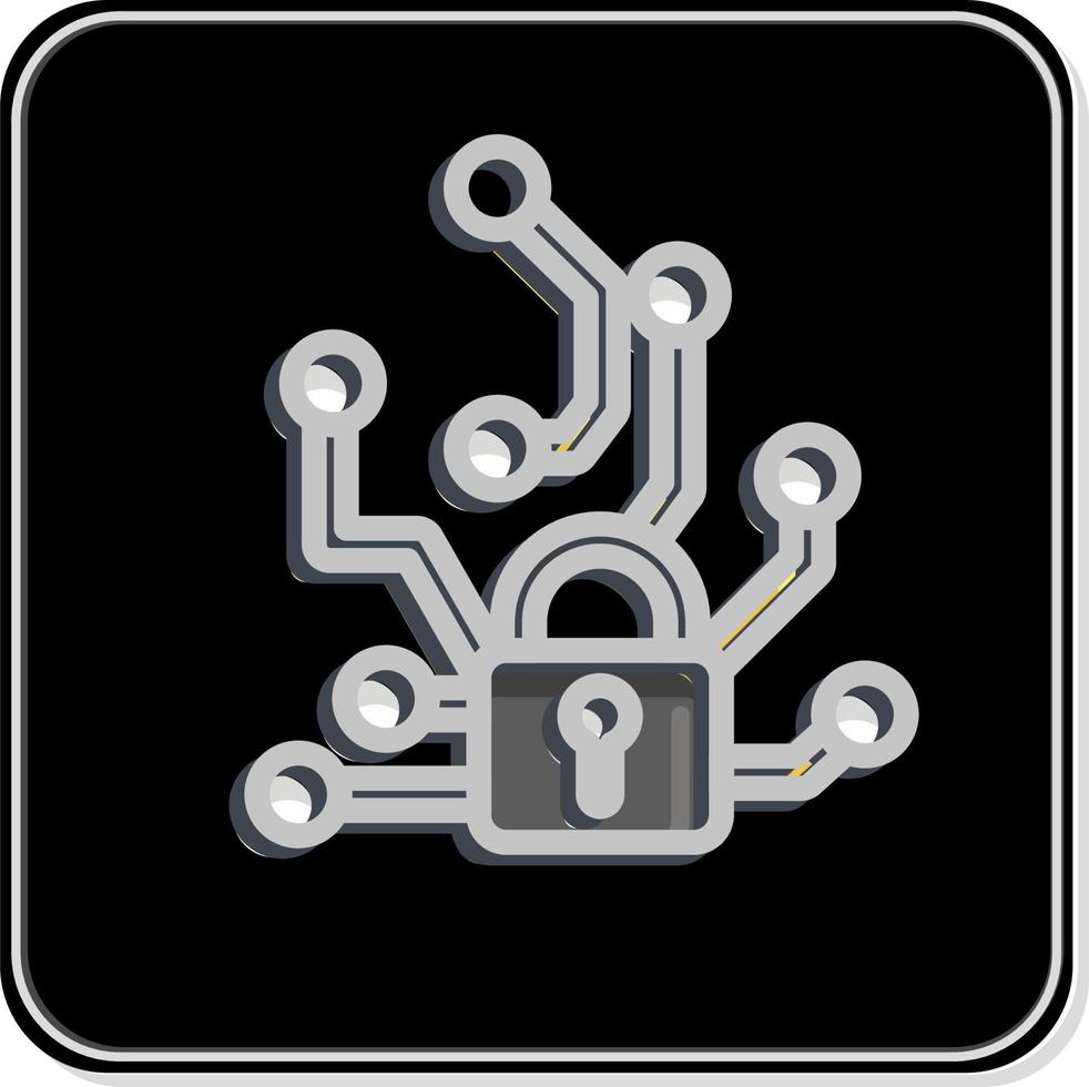 Icon Adversarial Attacks. related to Machine Learning symbol. Glossy Style. simple design editable. simple illustration. simple vector icons