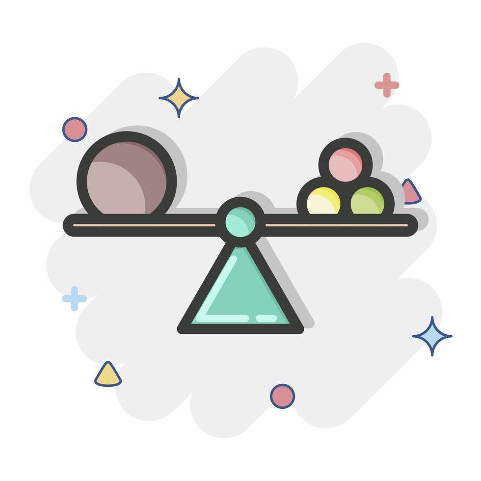Icon Meta Learning. related to Machine Learning symbol. Comic Style. simple design editable. simple illustration. simple vector icons