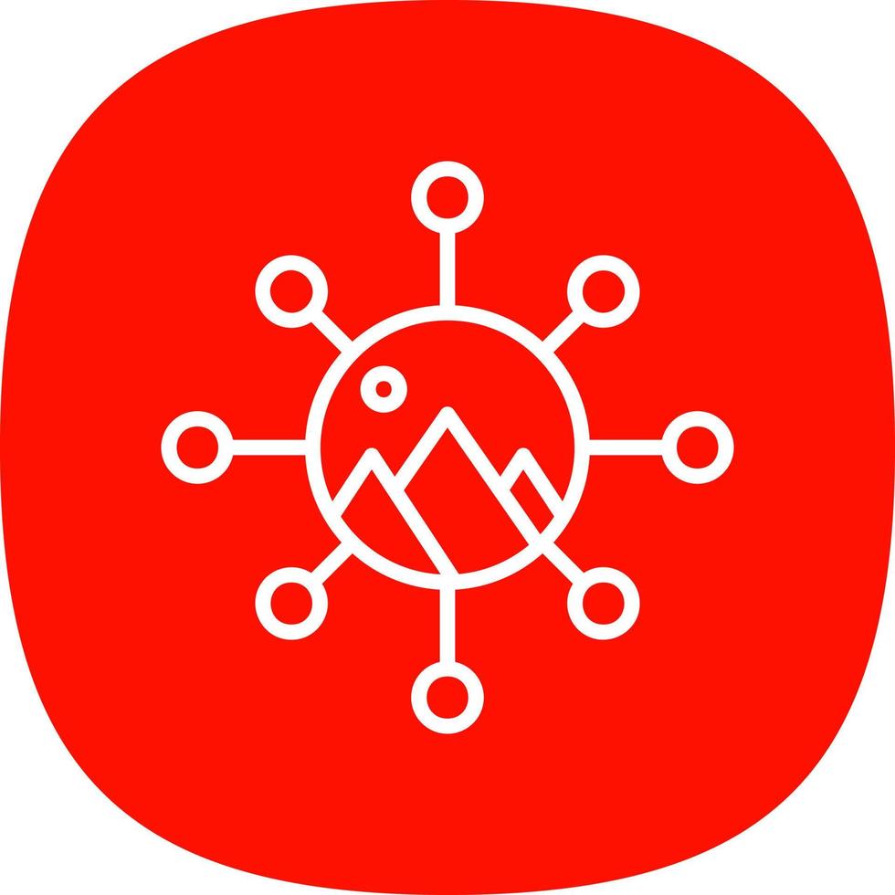 Viral Vector Icon Design