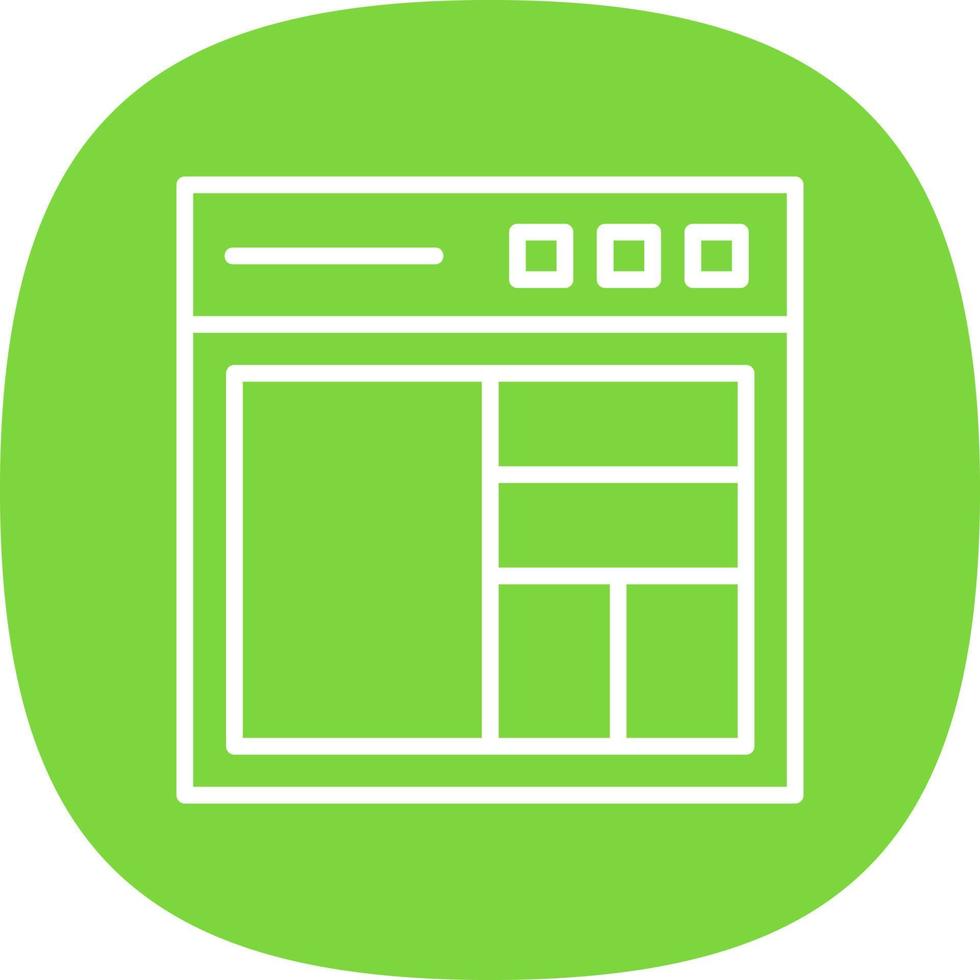 Layout Vector Icon Design