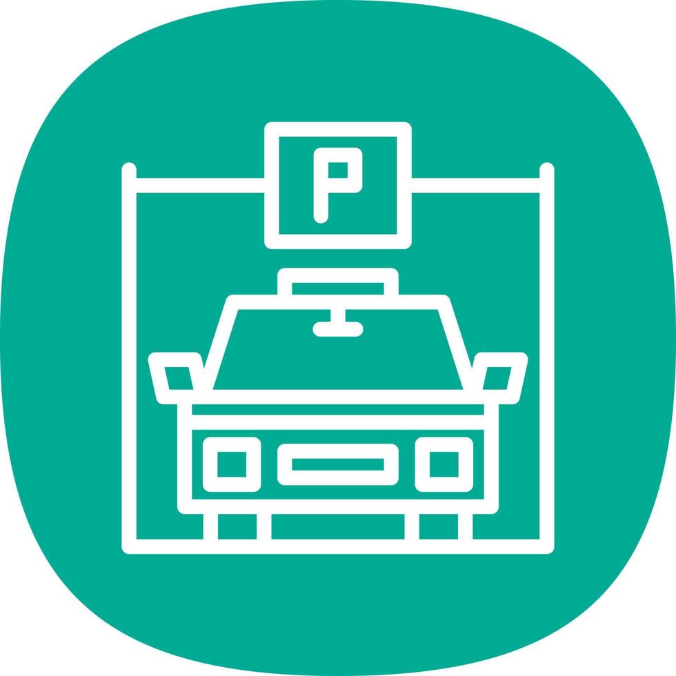 Parking Vector Icon Design