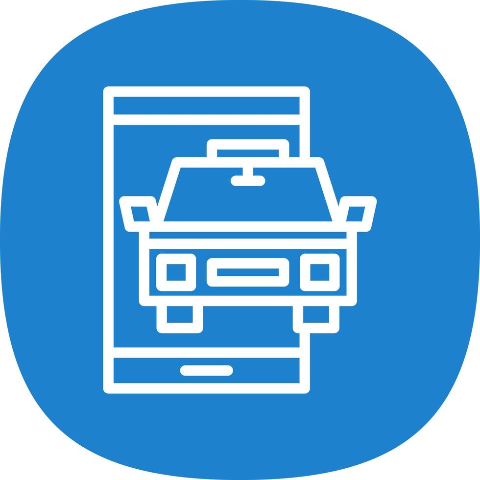 diseño de icono de vector de taxi