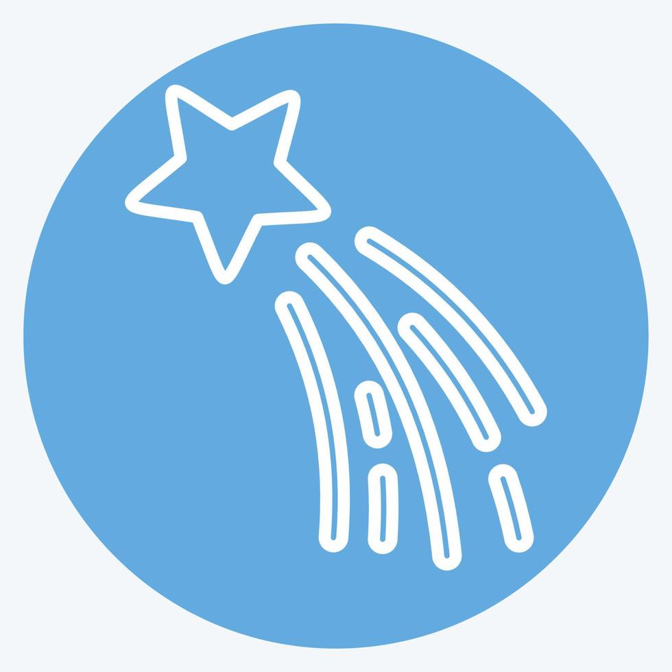 Icon Star Bethlehem. related to Stars symbol. blue eyes style. simple design editable. simple illustration. simple vector icons