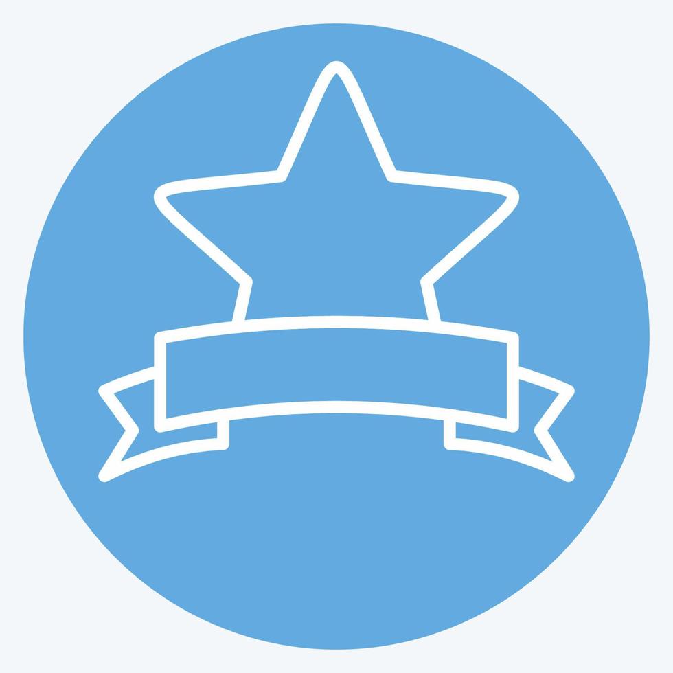 Icon Award Star. related to Stars symbol. blue eyes style. simple design editable. simple illustration. simple vector icons