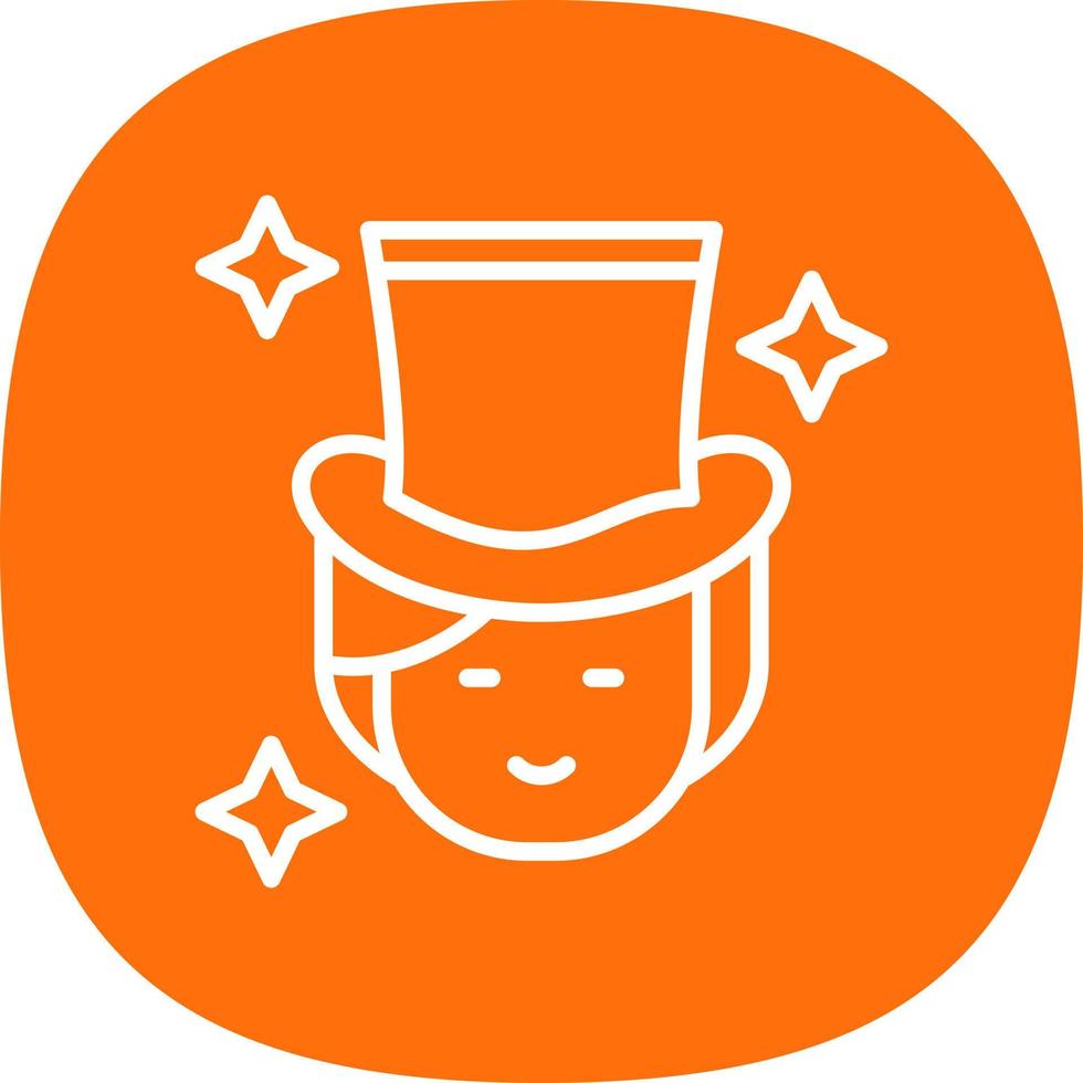 Magician Woman Vector Icon Design