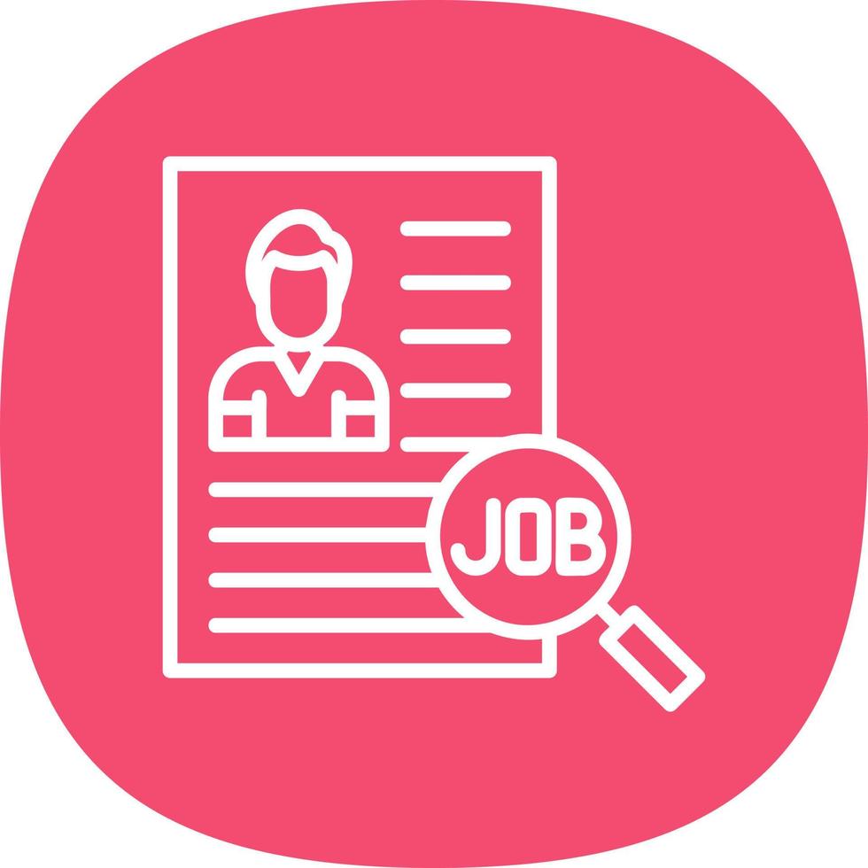 Job Vector Icon Design