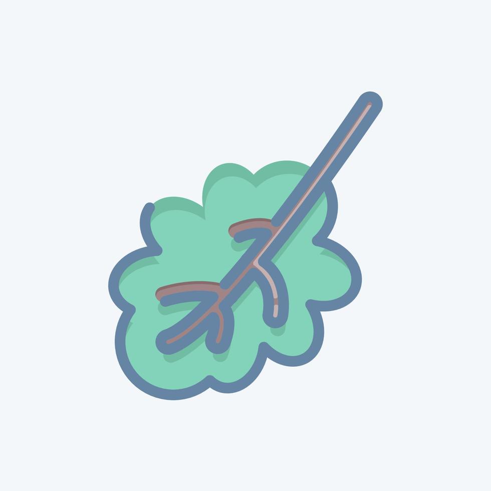 Icon Oak Leaf. related to Flora symbol. doodle style. simple illustration. plant. Oak. leaf. rose vector