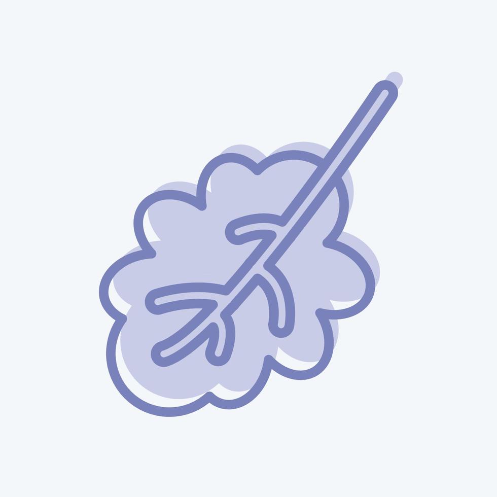 icono de hoja de roble. relacionado con el símbolo de la flora. estilo de dos tonos. ilustración sencilla. planta. roble. hoja. rosa vector