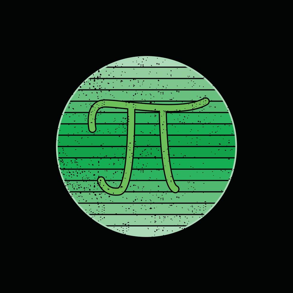 Math pi vector t shirt design math t shirt design can be used for