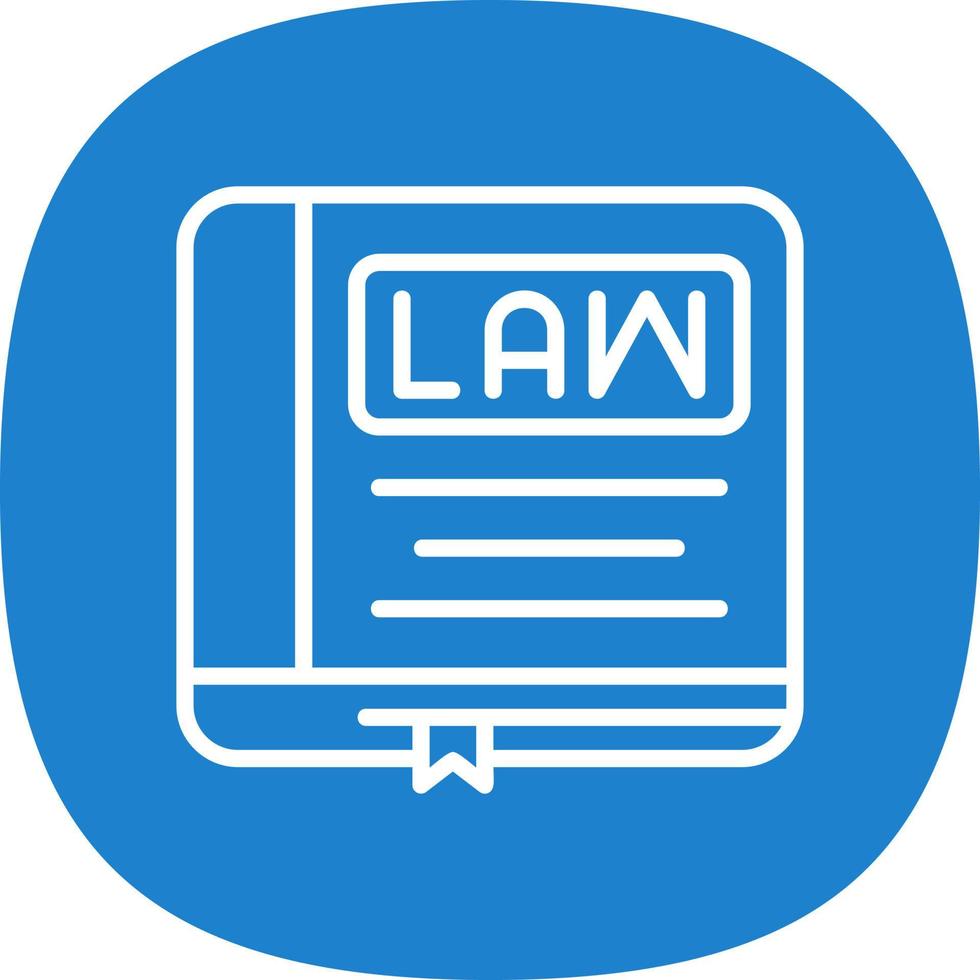 Law Book Vector Icon Design