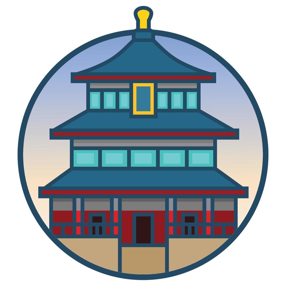 World famous building - China vector