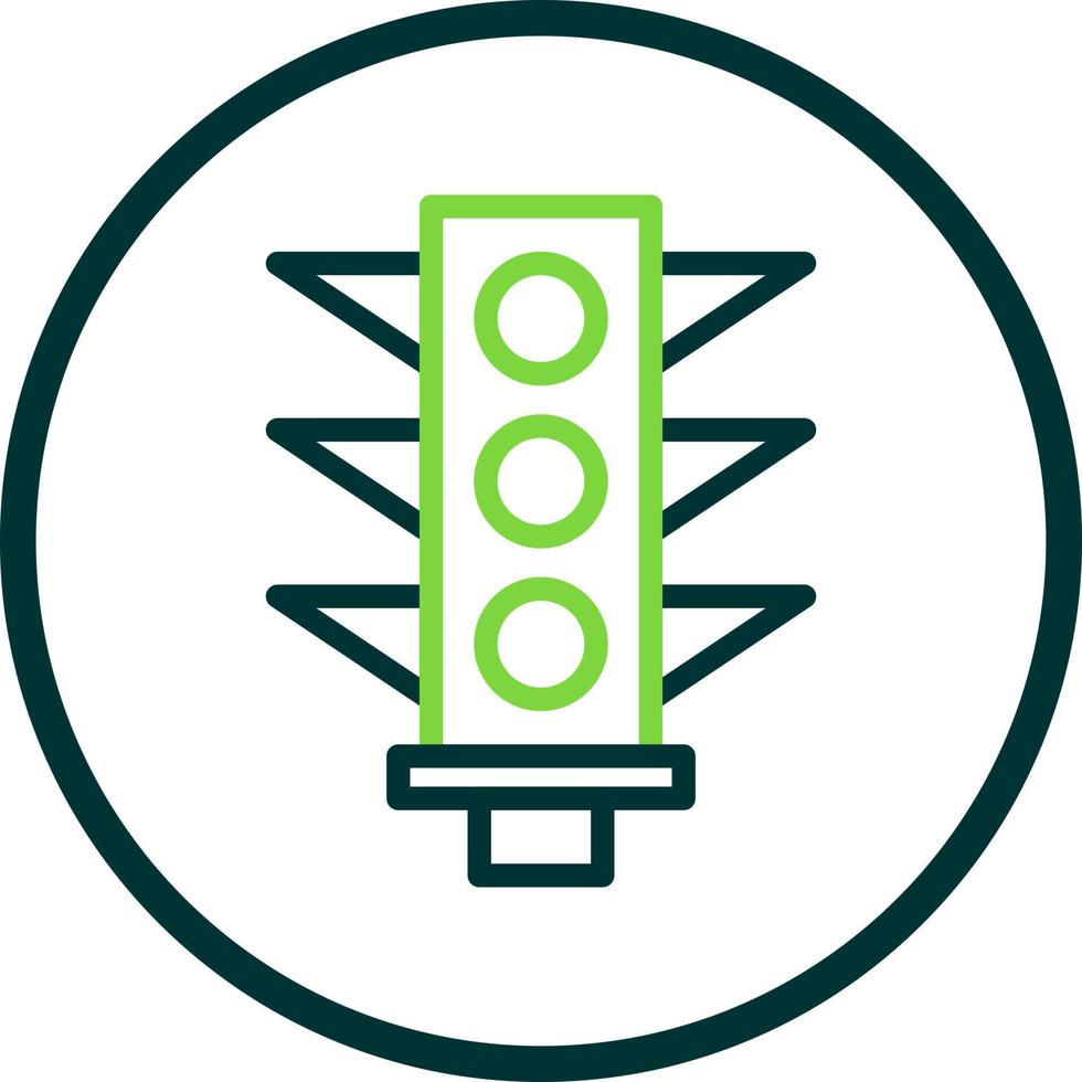 Traffic Signal Vector Icon Design