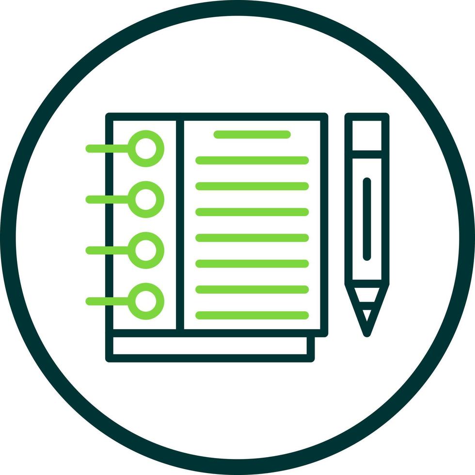 Sketchbook Vector Icon Design
