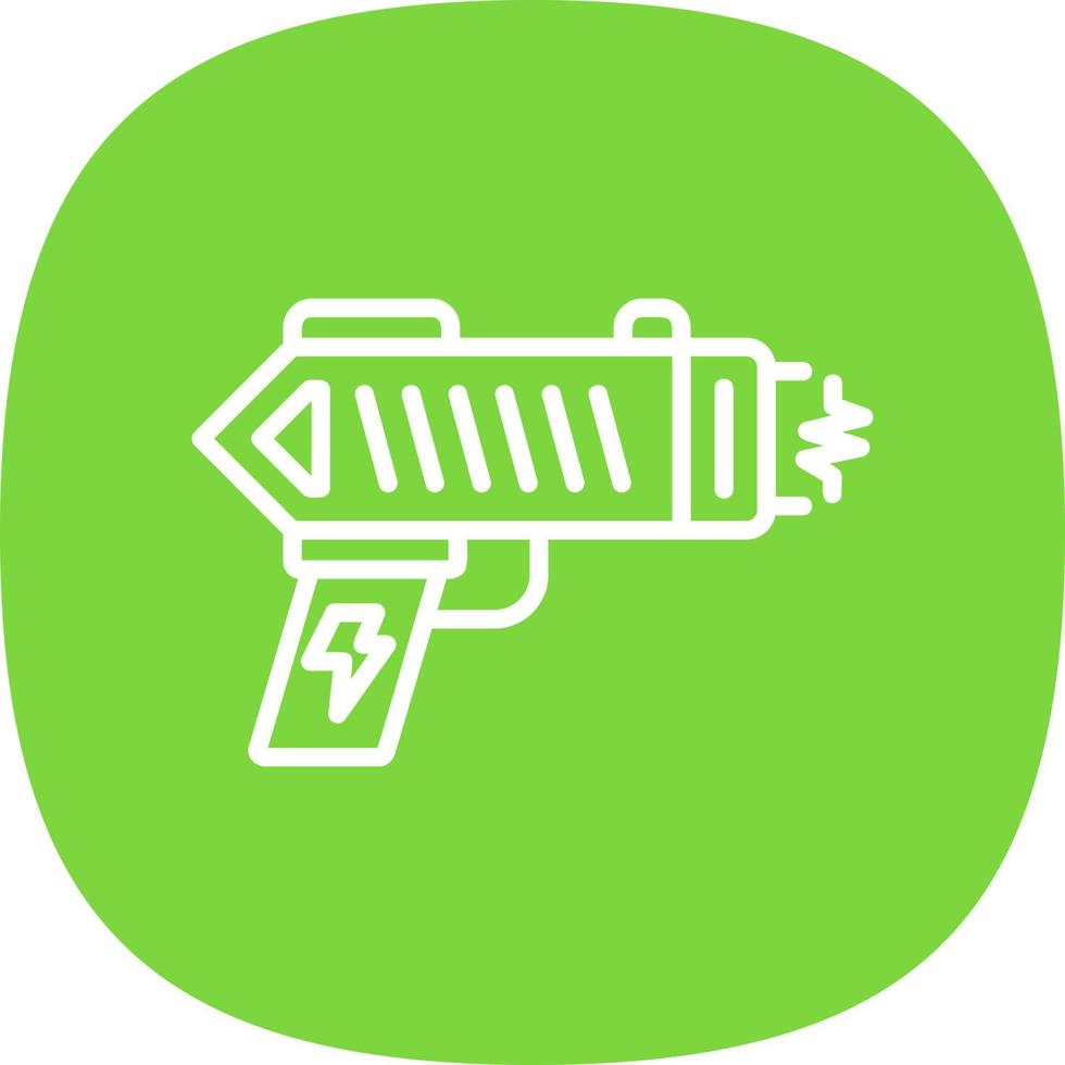 diseño de icono de vector de pistola de aturdimiento