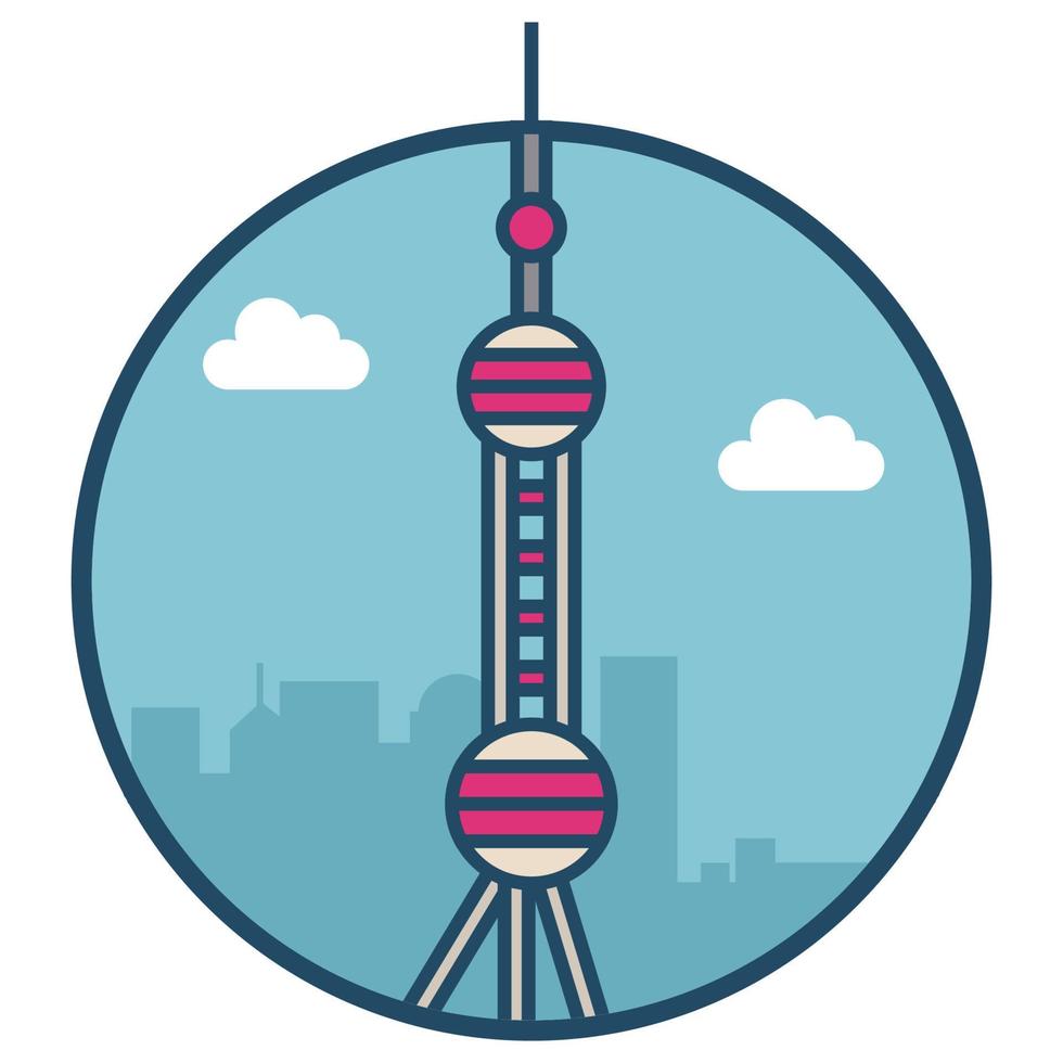 World famous building - Shanghai vector