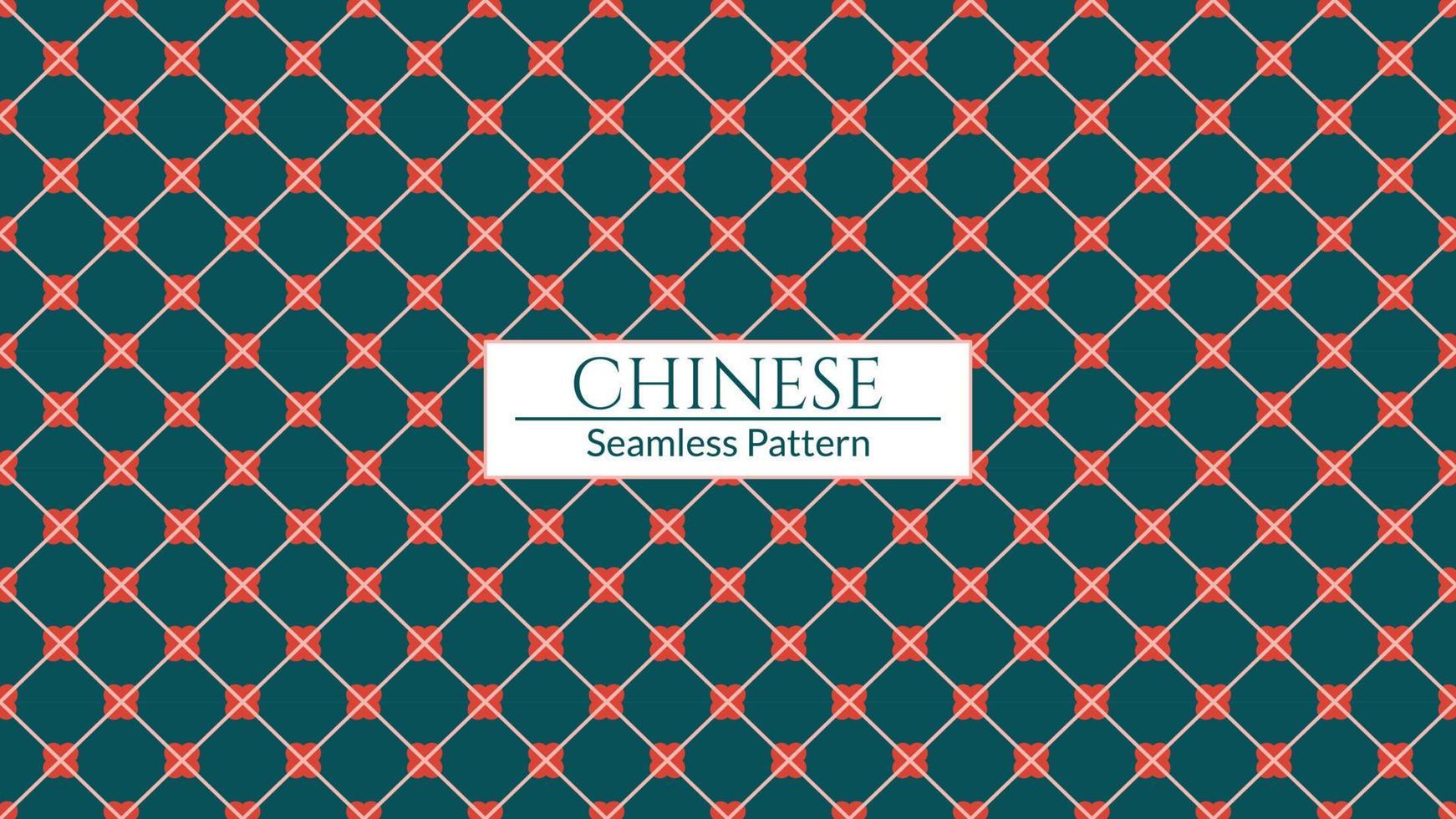 Chinese seamless pattern, Abstract background, Decorative wallpaper. Vector illustration