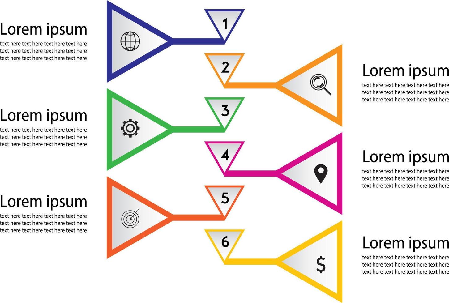 plantilla de diseño vectorial de elementos infográficos neumórficos. se puede usar para pasos, opciones, procesos comerciales, flujo de trabajo, diagrama, concepto de diagrama de flujo, línea de tiempo, íconos de marketing, gráficos de información. vector