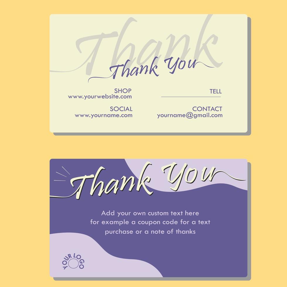 nice Business card nice design vector