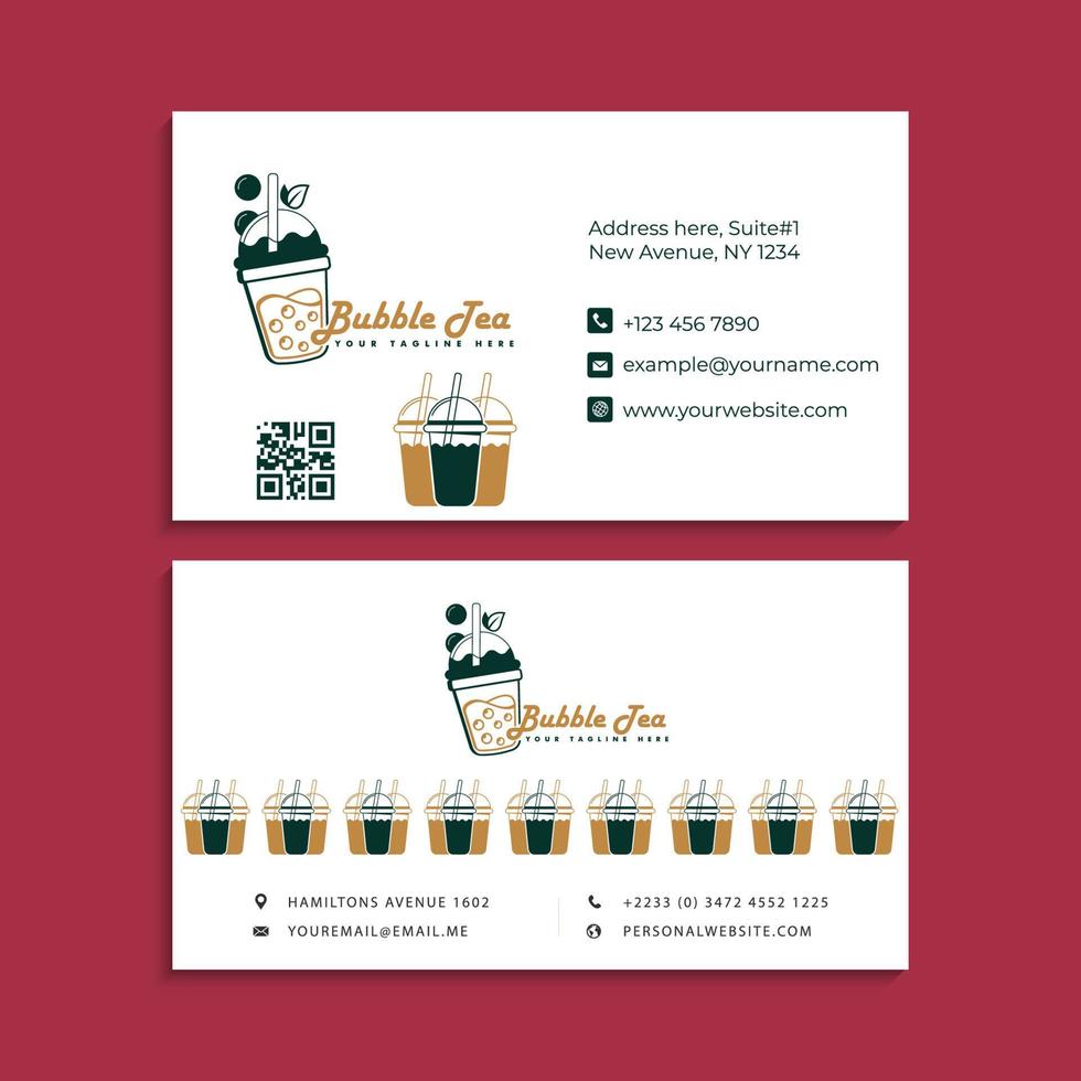 nice Business card nice design vector