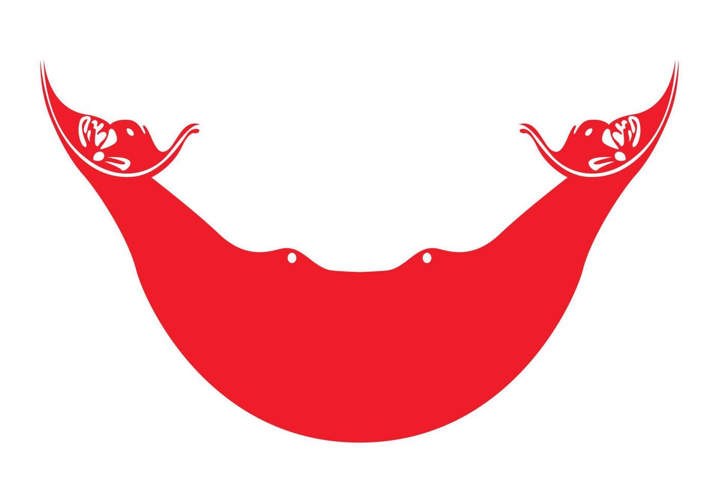 National flag of Easter Island-Rapa Nui - Flat color icon. vector