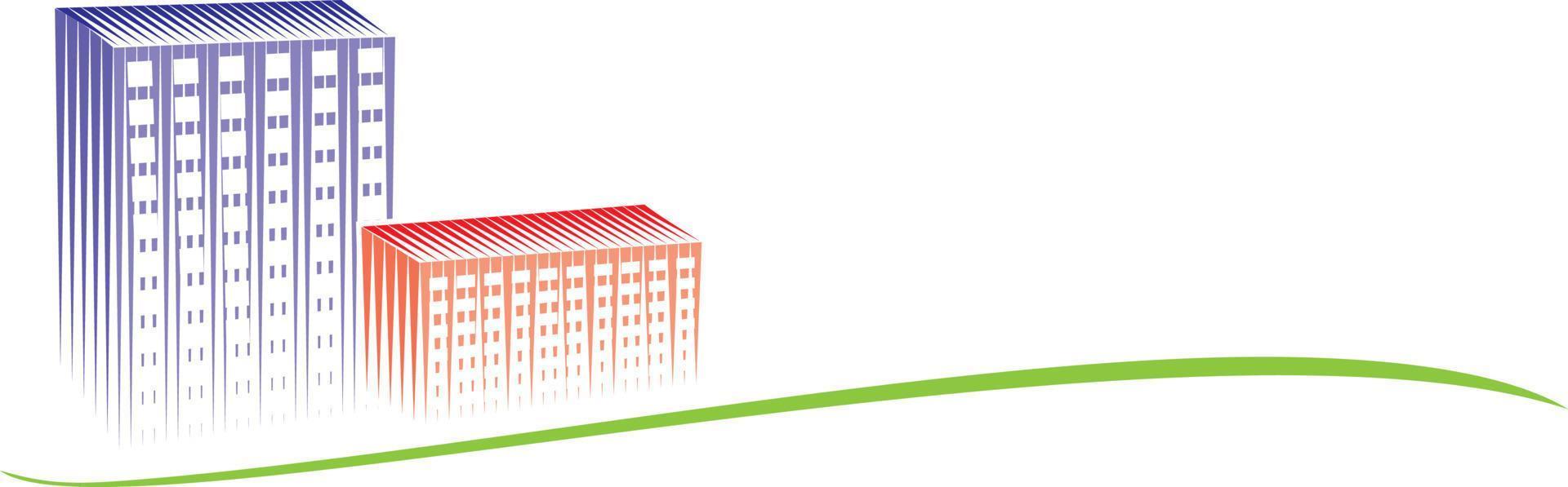 Construction company abstract design vector
