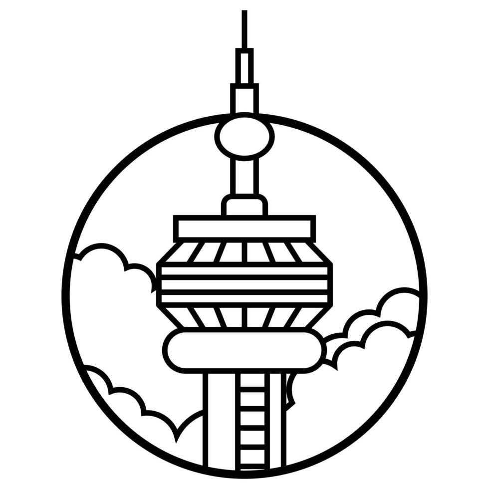 World famous building - Toronto vector