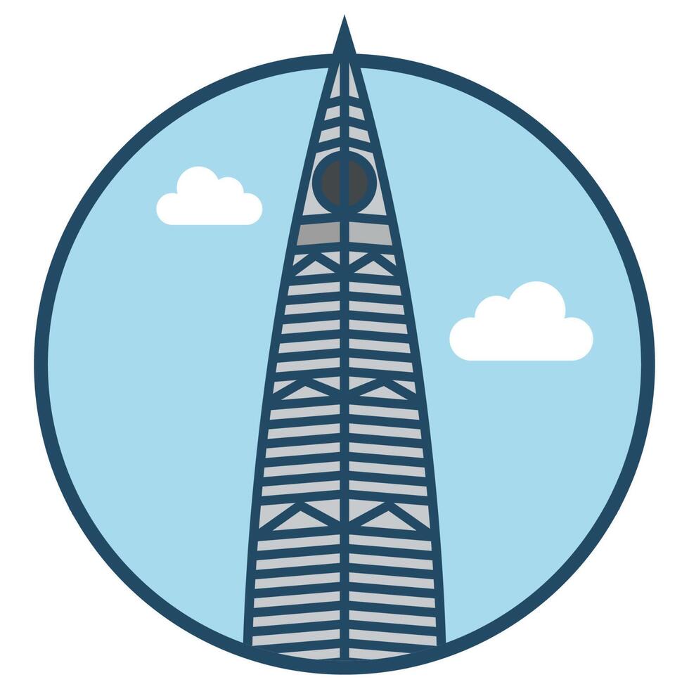 World famous building - Riyadh Saudi Arabia Capital vector