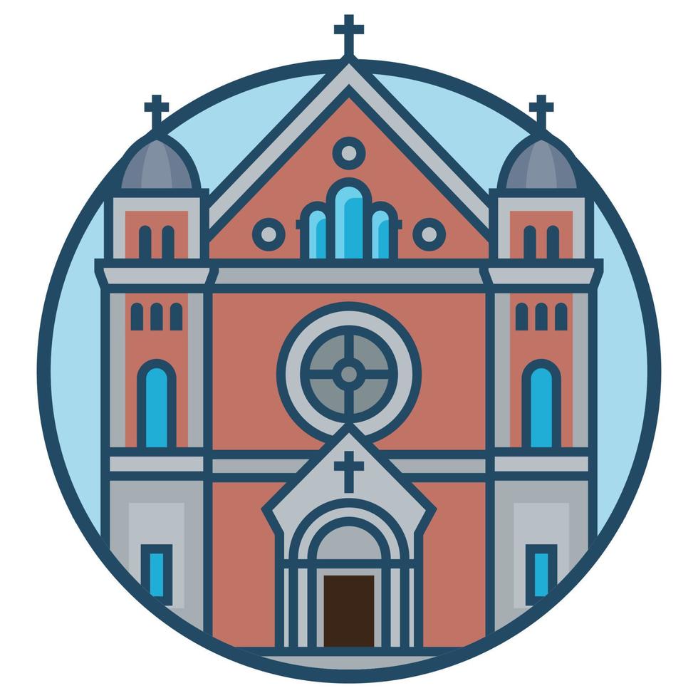 World famous building - Stockholm vector