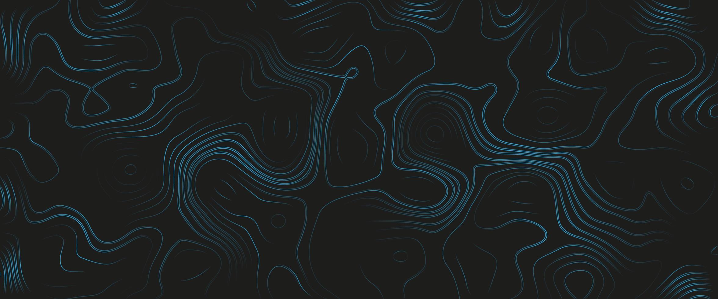 Topographic linear background. Abstraction with place for text. Map line of topography. Vector abstract topographic map concept, Topographic blue and dark linear background with copy space photo