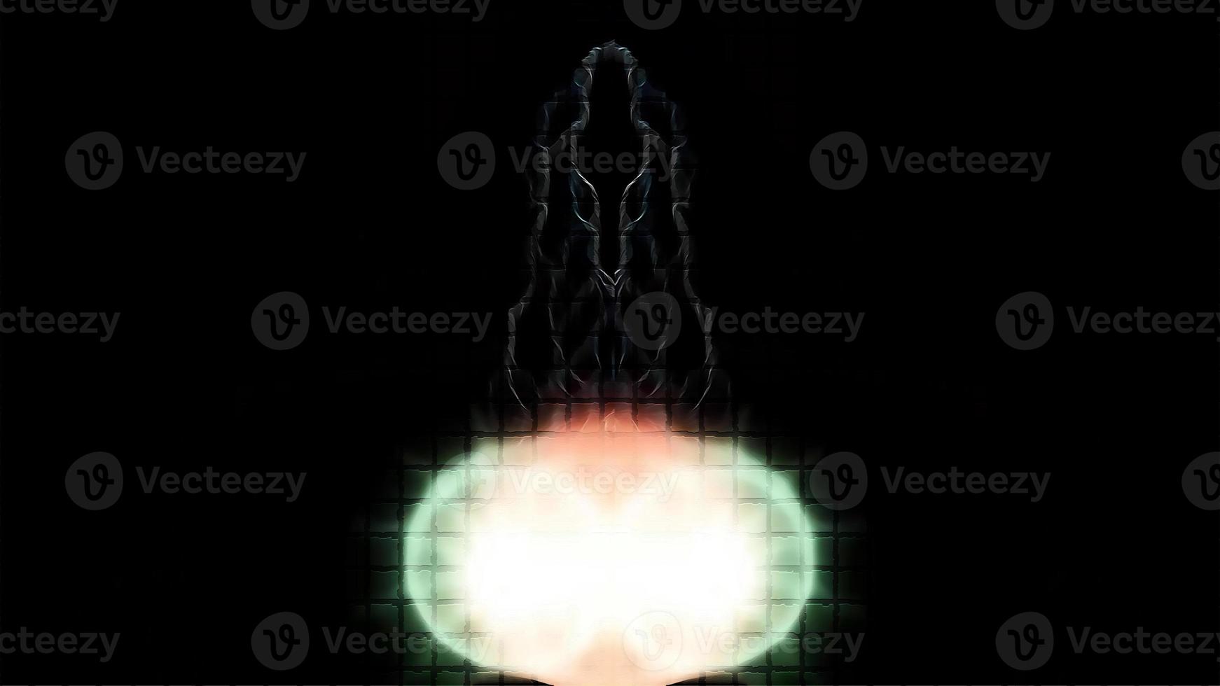 Digital Rendering Lighting Strike Electric Background photo