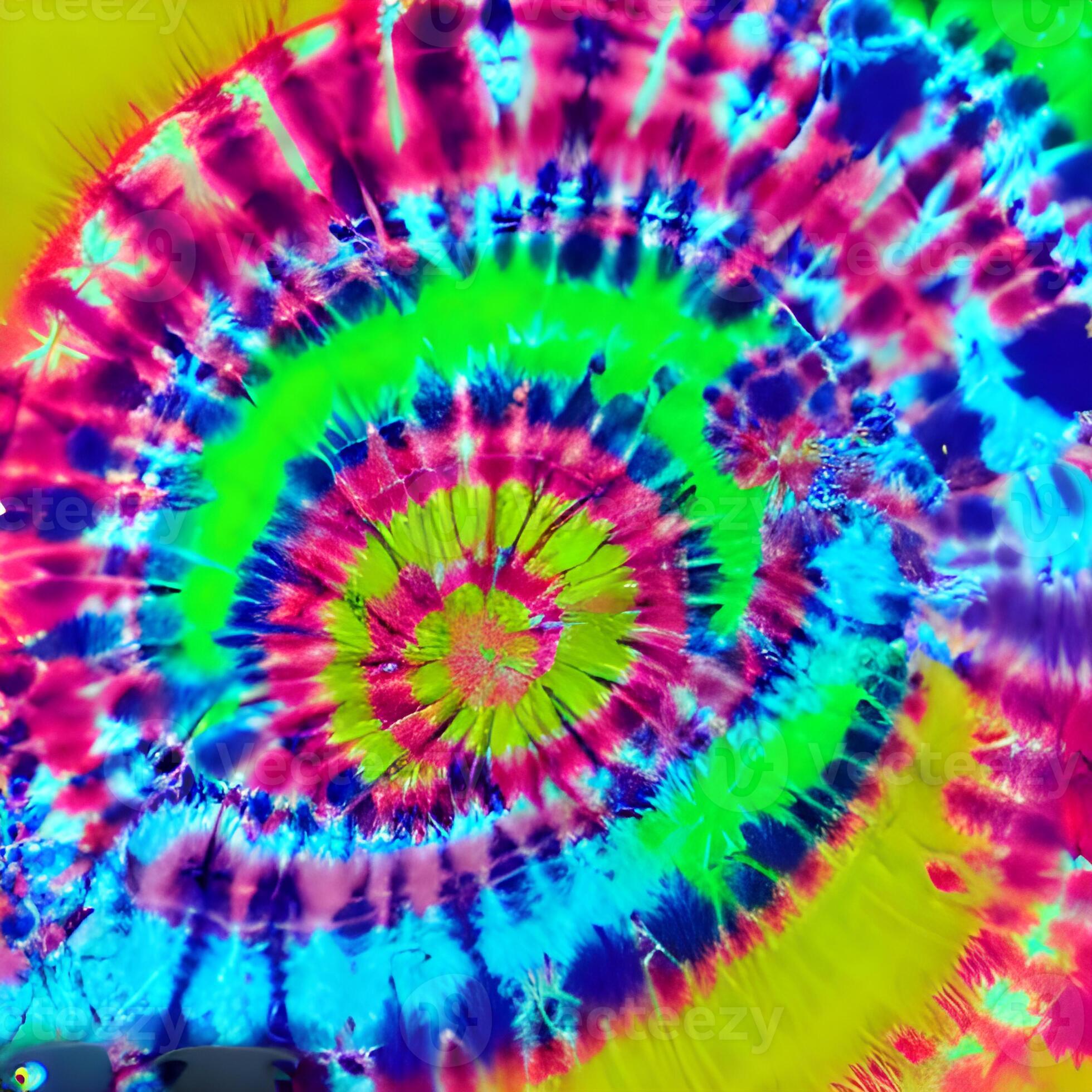 Neon Tie Dye Backgrounds