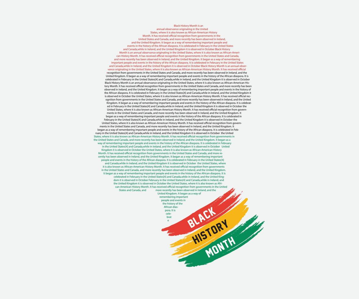 Black History Month T shirt Design With vector