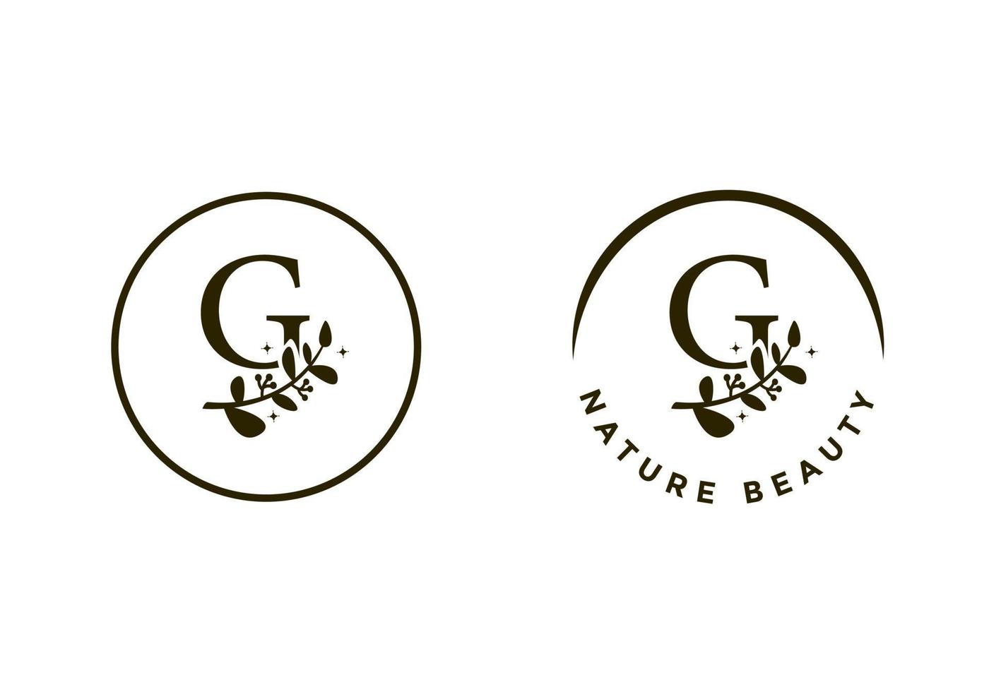 letter G logo, suitable for the company's initial symbol. vector