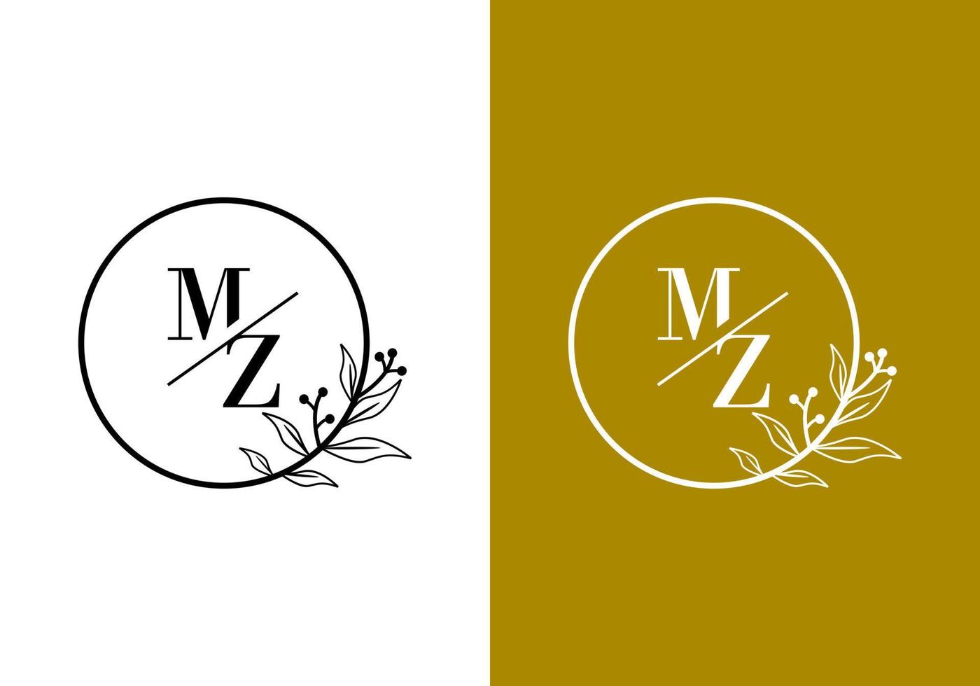 letter M, logo Z, suitable for the company's initial symbol. vector